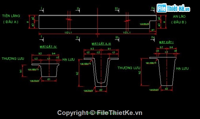 bản vẽ super T,bản vẽ đúc,bản vẽ cầu đúc hẫng,bản vẽ dầm bản,cầu đúc,bản dầm