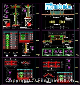 bản vẽ chi tiết cổng trường,bản vẽ cổng trường đẹp,cổng trường