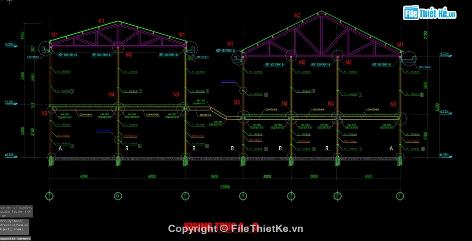 bản vẽ kết cấu thép,văn phòng kết cấu thép,nhà phố kết cấu thép