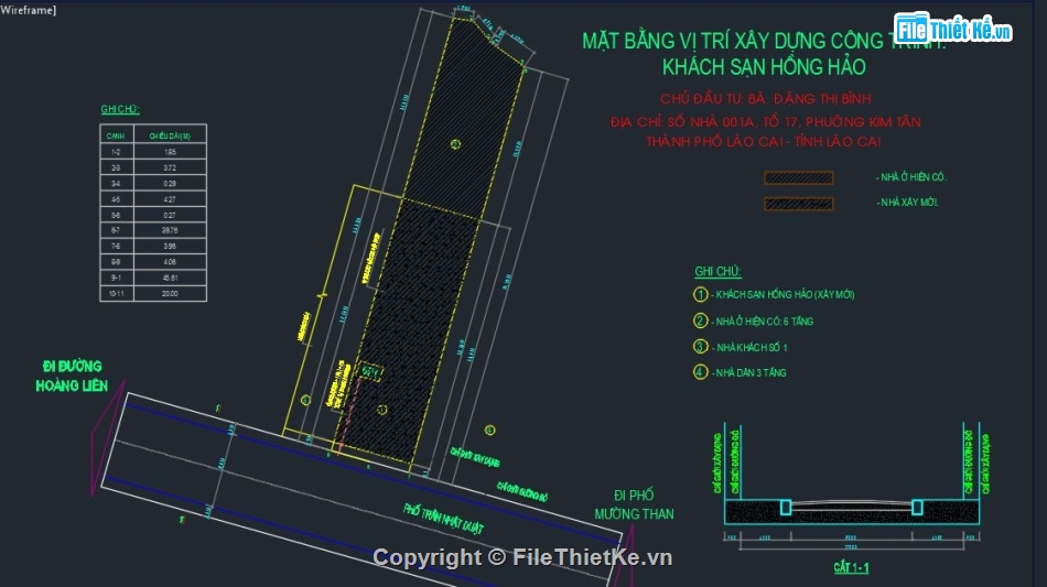 cad khách sạn,bản vẽ khách sạn 7 tầng,thiết kế khách sạn,Khách sạn 7 tầng 8x23.1m,mẫu khách sạn 7 tầng