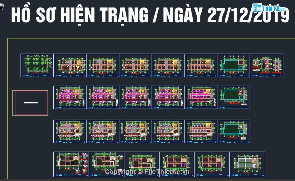 cad khách sạn,bản vẽ khách sạn 7 tầng,thiết kế khách sạn,Khách sạn 7 tầng 8x23.1m,mẫu khách sạn 7 tầng