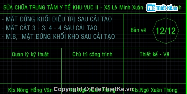 kiến trúc bệnh viện,kiến trúc bản vẽ,Trạm y tế,trạm xá,bản vẽ bệnh viện