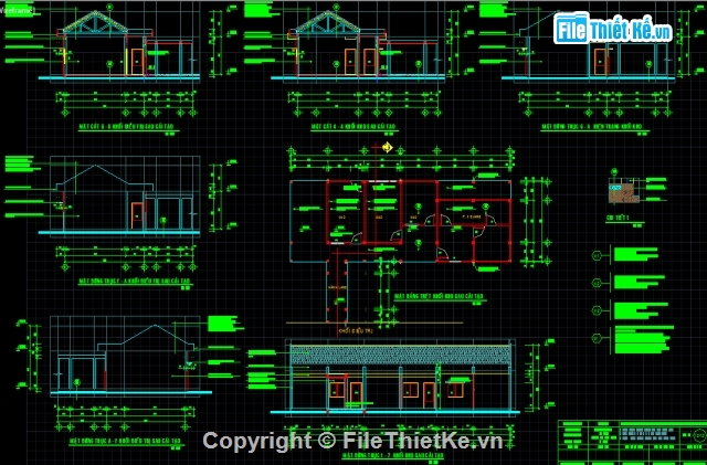 kiến trúc bệnh viện,kiến trúc bản vẽ,Trạm y tế,trạm xá,bản vẽ bệnh viện