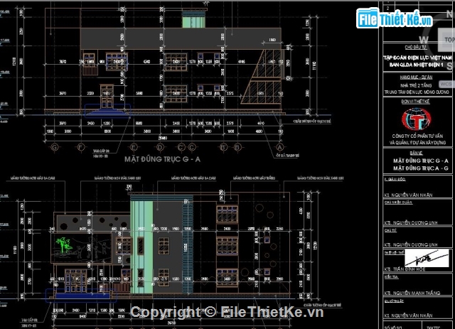 bản vẽ 2 tầng,trường 2 tầng,lớp học 2 tầng,bản vẽ kiến trúc,nhà mẫu giáo 2 tầng 25.6x38m