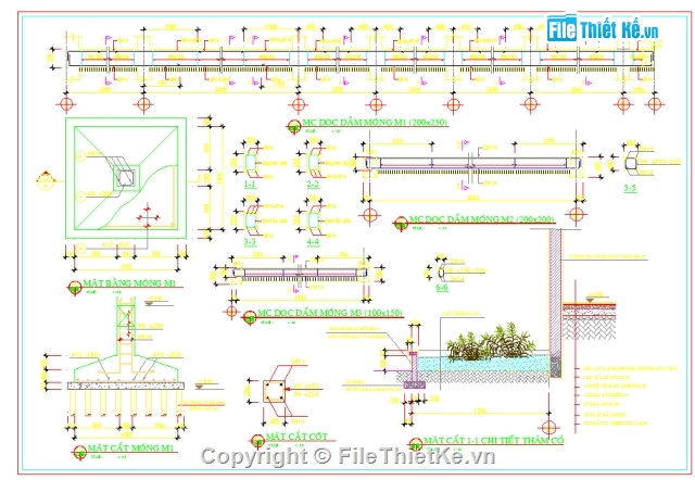 Biệt thự 1 tầng  7x18m,Biệt thự 1 tầng,Bản vẽ CAD Biệt thự,biệt thự vườn 7x18m