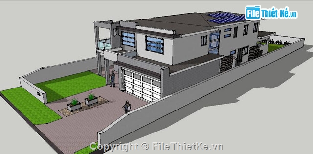 Bản Vẽ Nhà Ở REVIT,nhà cấp 4,nhà 1 tầng,Hồ Sơ Bản Vẽ Nhà Ở