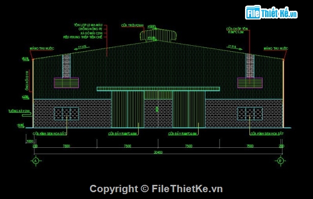 nhà xưởng kích thước 30.4m x 80m,nhà xưởng kích thước 21.45m x 60.25m,bản vẽ nhà xưởng,bản vẽ kết cấu thép,bản vẽ xưởng xử lý chất thải,kết cấu thép