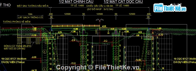 thi công cầu,bản vẽ kết cấu,kết cấu phần dưới,mố trụ cầu,móng cọc,bản vẽ thi công