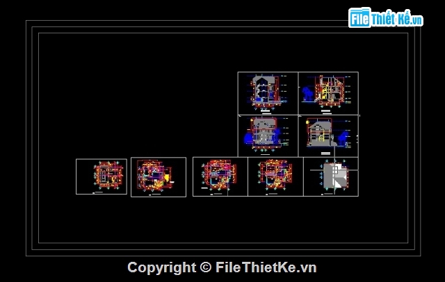 Hồ sơ thiết kế,Bản vẽ Cad,Biệt thự Tân cổ Pháp,Xin file hồ sơ Cad,Thiết kế biệt thự đẹp,Chi tiết bản vẽ hồ sơ biệt thự