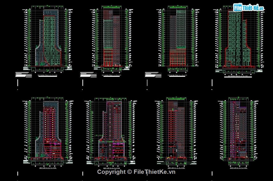 bản vẽ khách sạn,thiết kế khách sạn,khách sạn file cad,file cad khách sạn