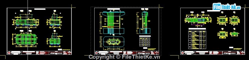 thiết kế kỹ thuật,cầu b=7m,dầm 33m,dầm 24.54,dầm i 33m,thiết kế cầu