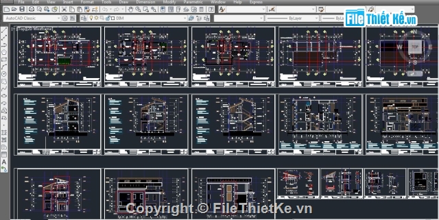 bản vẽ 3 tầng,nhà phố 3 tầng,biệt thự 3 tầng,bản vẽ cad nhà 3 tầng,nhà 3 tầng