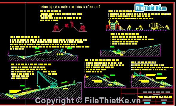 biện pháp thi công kè,biện pháp thi công thân đê,biện pháp thi công mái kè,biện pháp thi công chân khay kè,biện pháp thi công đê quai,kè biển