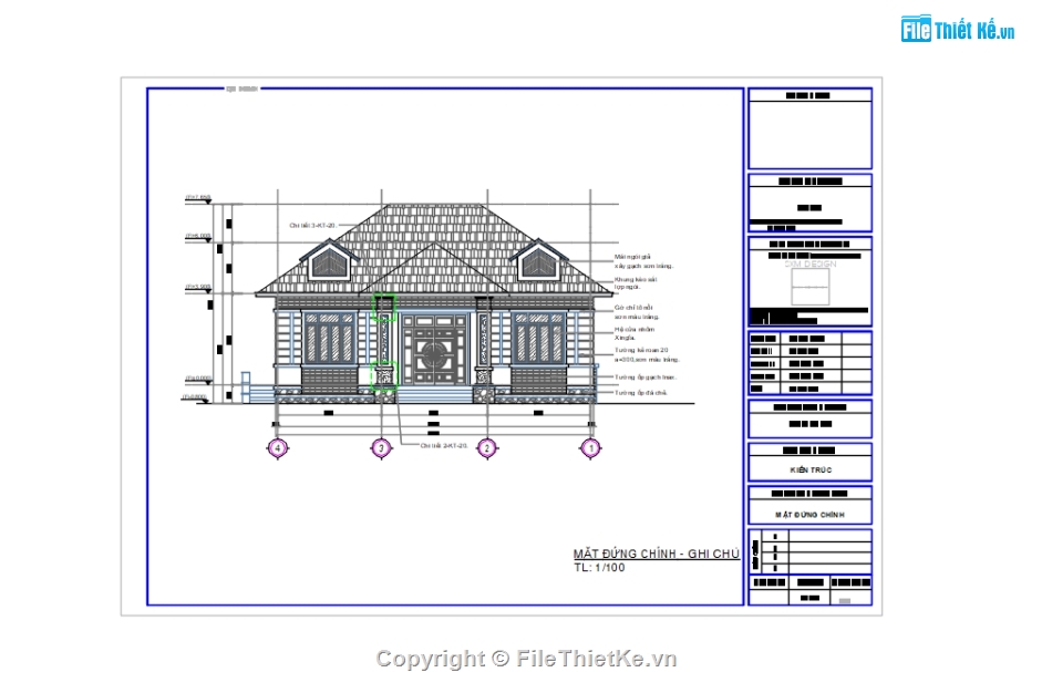 mẫu biệt thự 1 tầng,biệt thự 1 tầng 13.5x9.5m,file cad biệt thự 1 tầng,biệt thự 1 tầng mái nhật,bản vẽ biệt thự 1 tầng