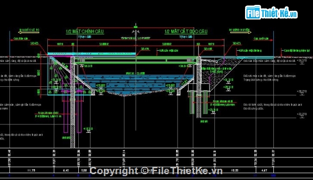 cầu dầm T,cầu dầm T 33m,bản vẽ cầu dầm T 33m,thi công kết cấu nhịp,giá long môn cố định,giá poctic