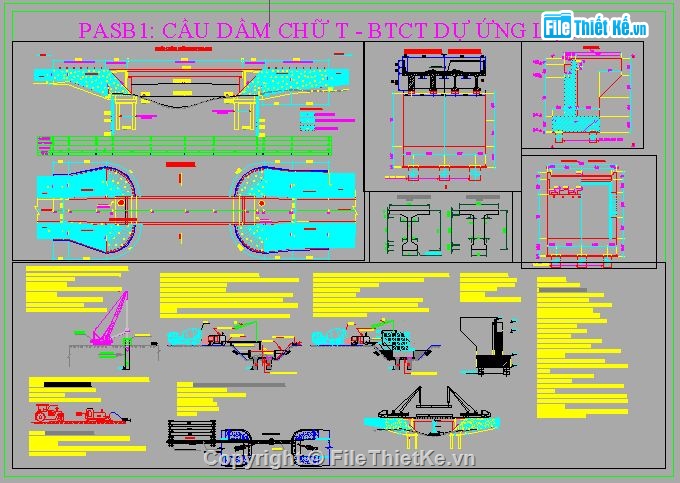 dầm bê tông,dự ứng lực,bê tông cốt thép,cầu dầm,dầm T33m
