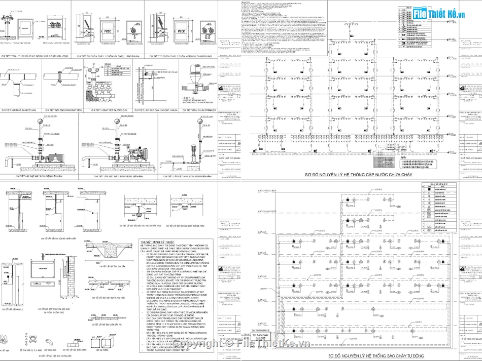 Dự toán PCCC,Thuyết minh PCCC,Bản vẽ PCCC,Full hồ sơ PCCC,Hồ sơ PCCC nhà tỉnh ủy,Hồ sơ PCCC nhà cơ quan 6 tầng