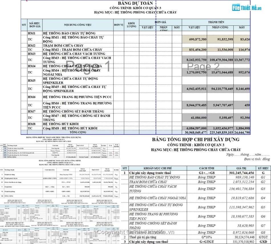 Dự toán PCCC,Thuyết minh PCCC,Bản vẽ PCCC,Full hồ sơ PCCC,Hồ sơ PCCC nhà tỉnh ủy,Hồ sơ PCCC nhà cơ quan 6 tầng