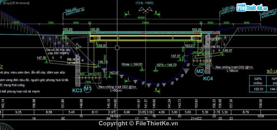 cầu dầm T,Hồ sơ cầu dầm T,bản vẽ cầu
