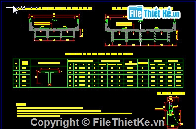 giao thông,mẫu cầu,Hồ sơ mẫu tuyến,cầu đường giao thông,mặt cắt ngang B=3+2x0.5m