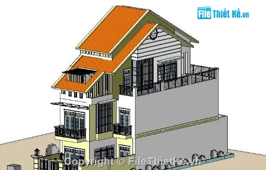 biệt thự 3 tầng,revit biệt thự 3 tầng,biệt thự 3 tầng file revit,file revit biệt thự 3 tầng
