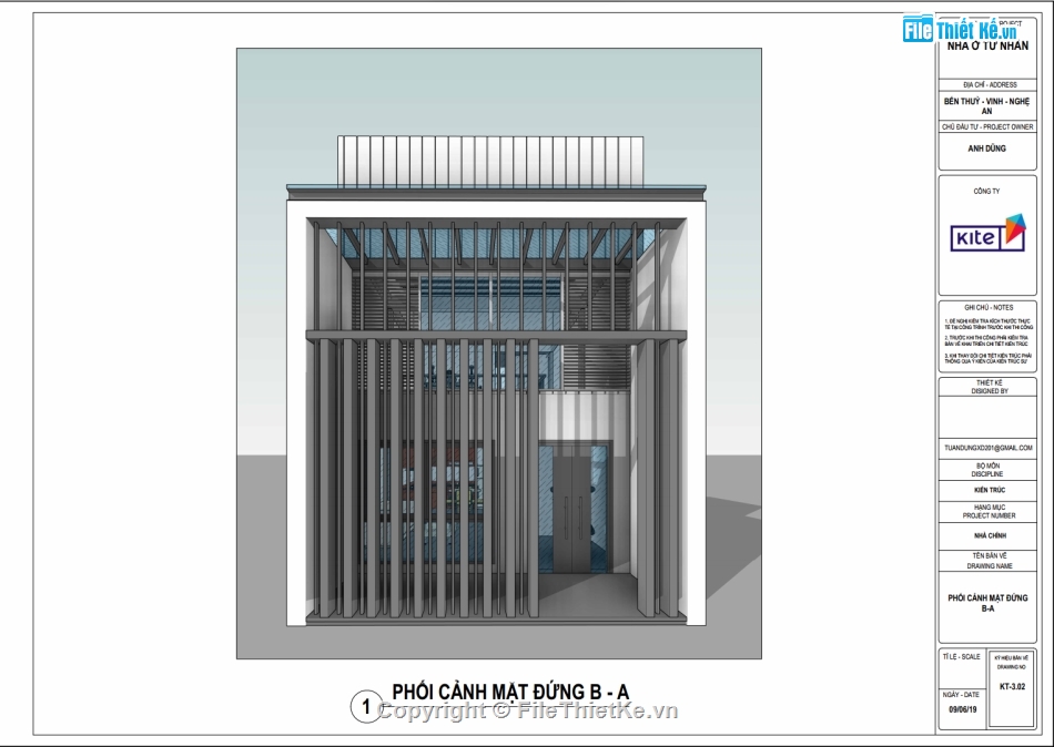 Revit nhà phố gác lửng,Nhà phố gác lửng 5x11.2m,autocad nhà phố gác lửng,file revit nhà phố lợp tôn