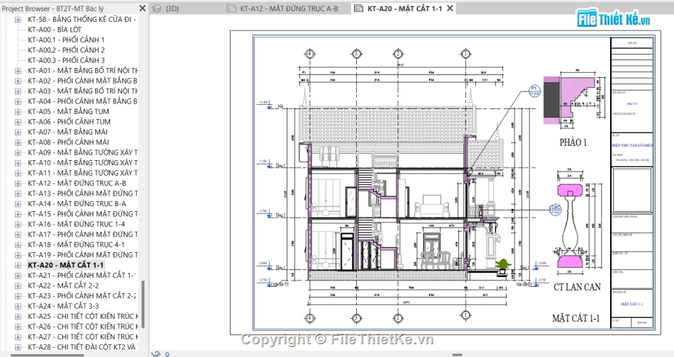 file revit biệt thự mái thái,Revit biệt thự 2 tầng mái thái,bản vẽ revit biệt thự 2 tầng,Full bản vẽ revit biệt thự 2 tầng,revit biệt thự tân cổ điển 2 tầng