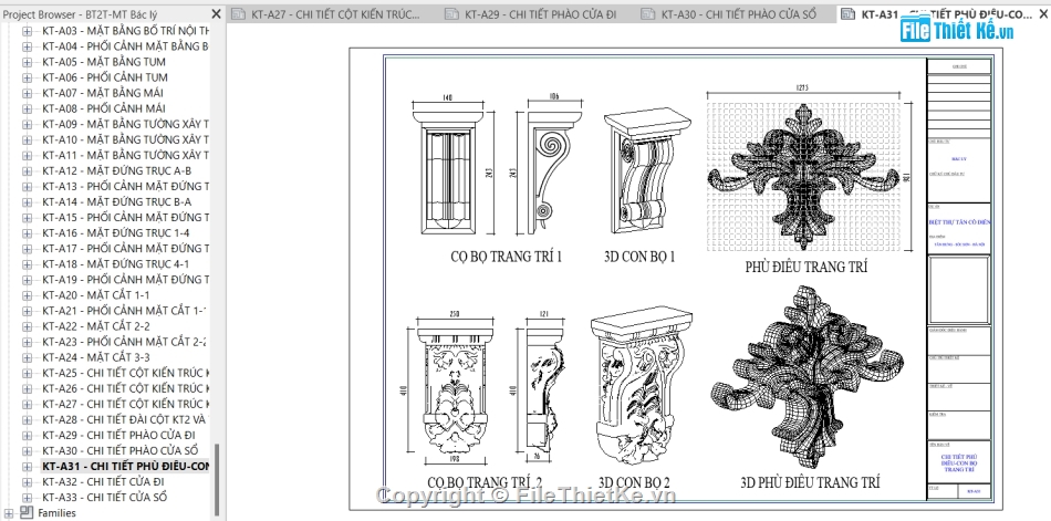 file revit biệt thự mái thái,Revit biệt thự 2 tầng mái thái,bản vẽ revit biệt thự 2 tầng,Full bản vẽ revit biệt thự 2 tầng,revit biệt thự tân cổ điển 2 tầng