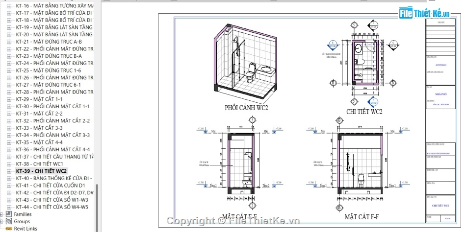 Nhà phố 2 tầng file revit,Revit nhà phố 2 tầng,Bản vẽ nhà phố 2 tầng,File revit nhà phố 2 tầng,nhà phố 2 tầng 4x20m