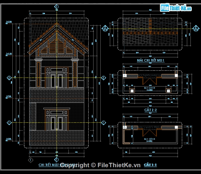 Nhà 2 tầng 6.5x15m,Autocad thiết kế nhà phố 2 tầng,Bản vẽ thiết kế nhà phố 2 tầng,Mẫu nhà phố 2 tầng