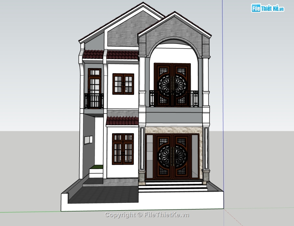 hồ sơ pdf,Hồ sơ,bản vẽ full,biet thu dep,Full hồ sơ thiết kế,Sketchup nhà phố