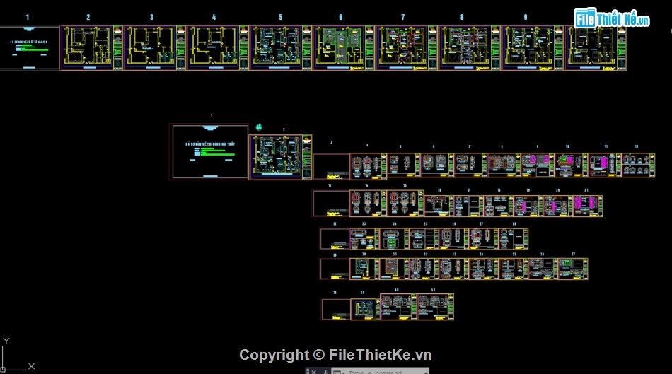 nội thất căn hộ,hồ sơ thi công nội thất,File cad nội thất căn hộ,autocad thiết kế nội thất