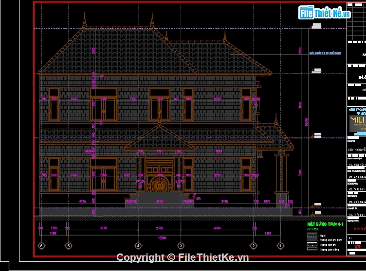 kiến trúc nhà 2 tầng,biệt thự mái nhật 2 tầng,bản vẽ biệt thự 2 tầng,kiến trúc biệt thự 2 tầng