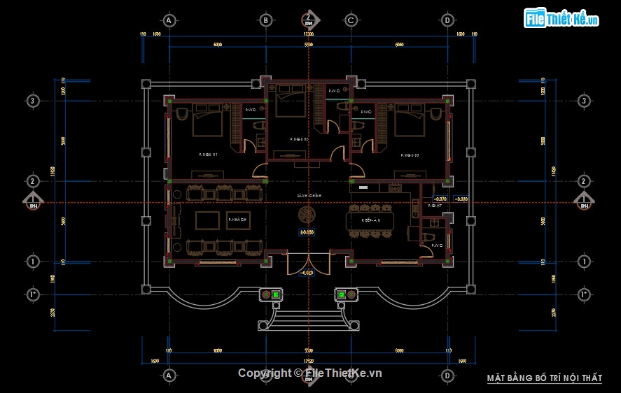 bản vẽ nhà 1 tầng,nhà 1 tầng 13x20m,nhà 1 tầng đẹp,kiến trúc nhà 1 tầng