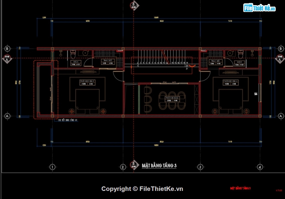 Nhà 4 tầng hiện đại,nhà 4 tầng 6x18m,kiến trúc nhà 4 tầng,file cad nhà 4 tầng