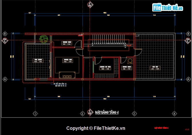 Nhà 4 tầng hiện đại,nhà 4 tầng 6x18m,kiến trúc nhà 4 tầng,file cad nhà 4 tầng