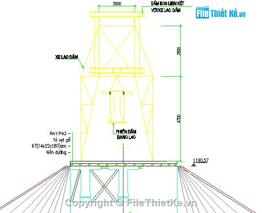 Biện pháp thi công KCN,thi công KCN bằng giá 3 chân,thi công mố,thi công trụ cầu