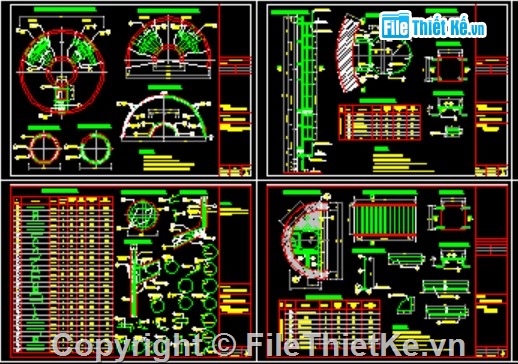 bản vẽ tháp nước,bản vẽ đài nước,tháp nước 50m3,thiết kế tháp nước,thiết kế đài nước