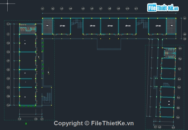 trường học,bản vẽ trường học,tiểu học 4 tầng,vẽ trường học,bản vẽ trường tiểu học