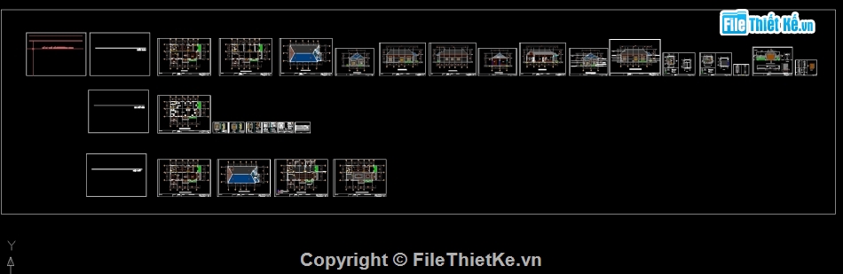 Biệt thự 1 tầng mái Nhật,File cad biệt thự 1 tầng,Biệt thự 1 tầng 8.7x17m,Bản vẽ biệt thự 1 tầng,Thiết kế biệt thự 1 tầng,Biệt thự 1 tầng file cad