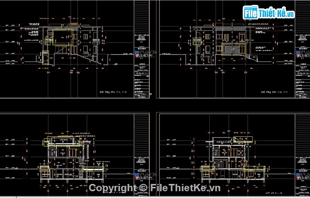 Hồ sơ thiết kế,kiến Trúc biệt thự,biệt thự 13.2x10.45 m,mẫu biệt thự đẹp