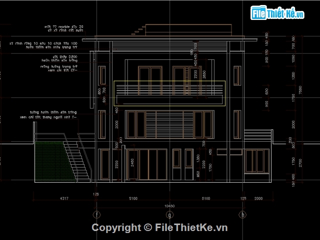 Hồ sơ thiết kế,kiến Trúc biệt thự,biệt thự 13.2x10.45 m,mẫu biệt thự đẹp