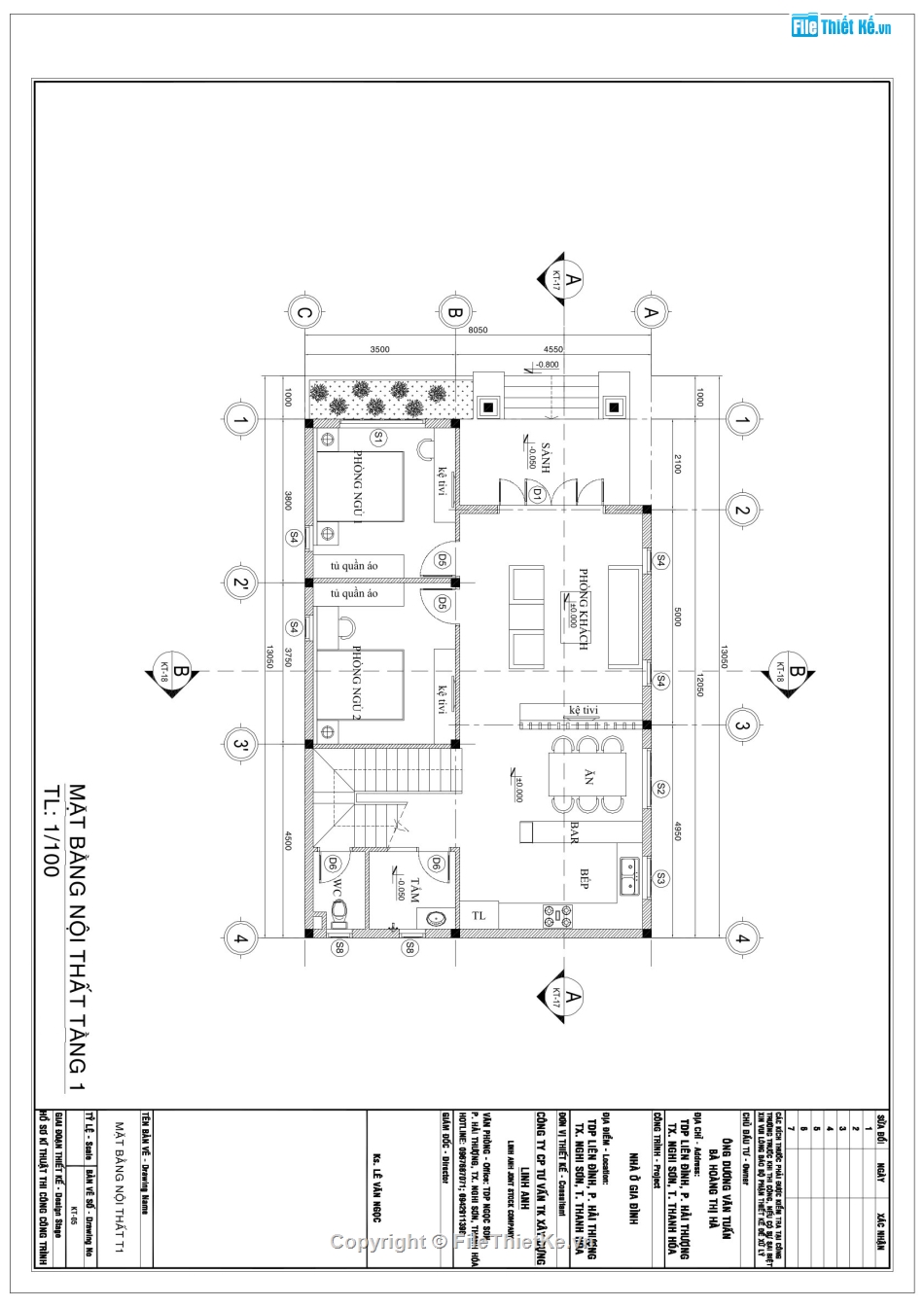 bản vẽ biệt thự 2 tầng,file cad biệt thự 2 tầng,biệt thự 2 tầng  8.05x12.05m,biệt thự 2 tầng