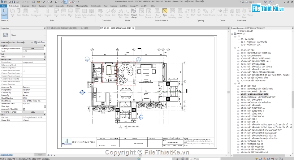 Revit biệt thự 2 tầng,Hồ sơ thiết kế biệt thự mái Thái,revit biệt thự mái thái,Revit biệt thự mái thái 8.5x14m,Biệt thự 2 tầng file revit