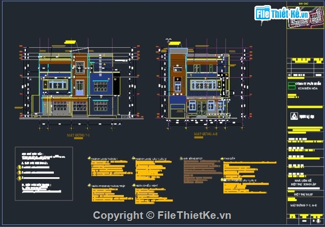 biệt thự 3 tầng,Hồ sơ thiết kế,biệt thự song lập,mẫu song lập 3 tầng,biệt thự hiện đại