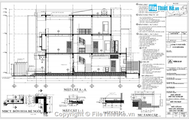 biệt thự 3 tầng,Hồ sơ thiết kế,biệt thự song lập,mẫu song lập 3 tầng,biệt thự hiện đại