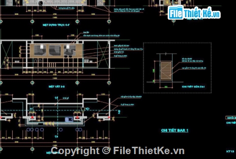 cafe NetViet,cad cafe NetViet,file cad cafe NetViet
