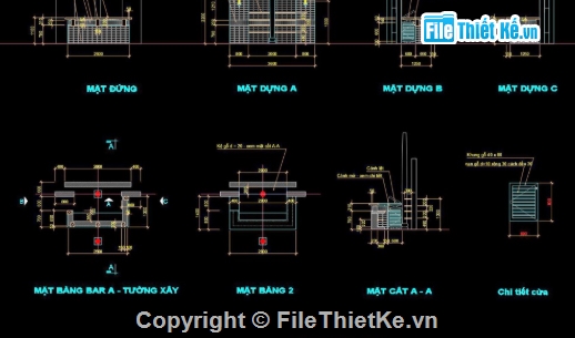 cafe NetViet,cad cafe NetViet,file cad cafe NetViet
