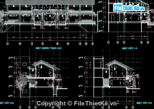 cafe NetViet,cad cafe NetViet,file cad cafe NetViet