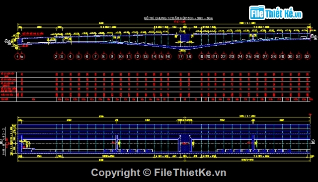 cầu đúc hẫng,cầu dầm super-T,hồ sơ cầu,thiết kế cầu vượt sông,mố trụ cầu,cọc khoan nhồi 1.5m